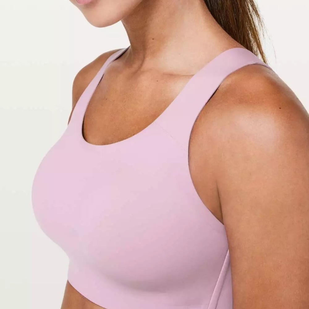 Lululemon Enlite bra 38C lavender/pink strappy - Picture 2 of 3